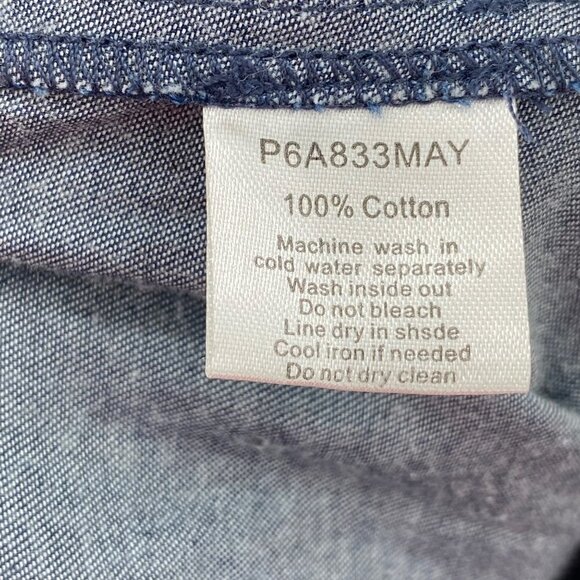 Parker Bow Short in Chambray Women's Size 6 - Picture 9 of 10